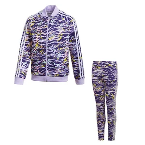 Chaqueta Leggings Adidas Originales Niñas Estampado de Animales SST Top de Pista Niños Junior - Imagen 1 de 16