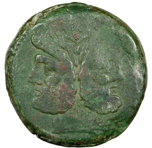 169-158 v. Chr. Römische Republik - L. Cornelius Cinna Bronze als Münze, NGC Fine - Bild 1 von 5