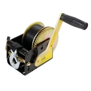 Jarrett TRAILER HAND WINCH 2 Speed 5:1/1:1 Up to 6Mtr Boat 6M STRAP 700KG pull - Picture 1 of 4