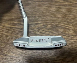 Piretti Goat 2 Tour Only Hand Stamp GSS Putter w COA Nice - Picture 1 of 12