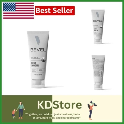 Gel de afeitar transparente para hombre con aloe vera y pepino para bordes precisos, calmante,... Foto 1 de 4