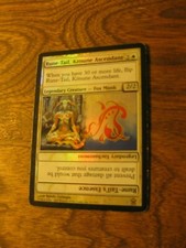1x FOIL Rune-Tail, Kitsune Ascendant, HP, Saviors of Kamigawa EDH Commander Life