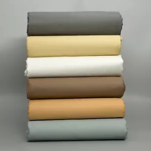 400 Thread Count Deep Pocket Bed Sheet Wrinkle Resistant Flat Fitted Sheet Set - Picture 1 of 16