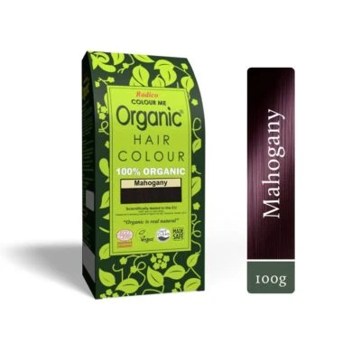 Colour Me Organic Pflanzenhaarfarbe Mahagoni bio vegan Naturkosmetik mahagoni - Bild 1 von 4