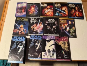 Star Wars DVD and 3 VHS Lot free shipping look at pics - Picture 1 of 3