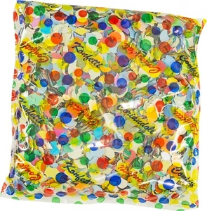 Deluxe buntes Konfetti von 50 g bis 10 Kg Geburtstag Karneval Fasching Party - Picture 1 of 7