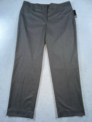 Liz Claiborne Pants Womens Audra 18 Black Multi Career Classic Office Wear New - Image 1 of 4
