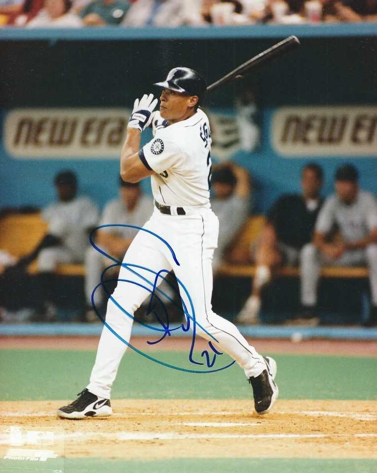 Foto autografiada firmada 8x10 DAVID SEGUI Seattle MARINERS - CERTIFICADO DE AUTENTICIDAD  Foto 1 de 1
