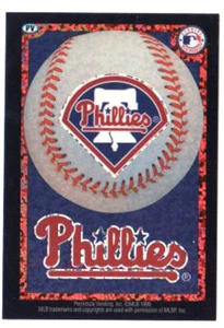 Pegatina de MLB brillante con logotipo de los Filis de Nueva York - Imagen 1 de 1
