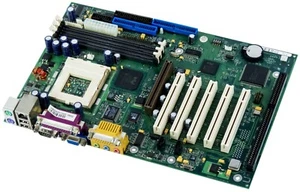 Motherboard Fujitsu D1219-C32 GS4 Socket 370 3xSDRAM Isa AGP 5xPCI RJ-45 USB - Picture 1 of 2