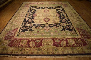 8x11' BLACK Rug #LA-52992 - Picture 1 of 4