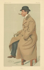 VANITY FAIR SPY CARTOON Philip William May. 'Phil'. Artist. Caricaturist 1895 - Picture 1 of 2