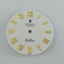 ROLEX CELLINI 5109-8 LADY QUARTZ WATCH WHITE ROMAN DIAL 23.5 MM (NOS & ORIGINAL)