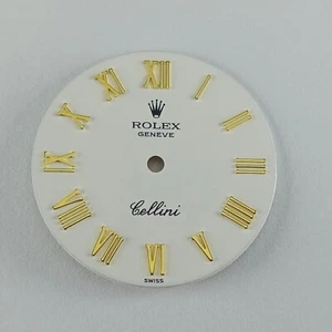 RELOJ DE CUARZO ROLEX CELLINI 5109-8 SEÑORA BLANCO ESFERA ROMANA 23,5 MM (REEDICIÓN Y ORIGINAL) - Imagen 1 de 5