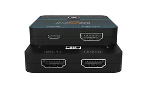 BZBGEAR 2x1 8K UHD Ultra Slim HDMI 2.1 Switcher (8K60/4K120Hz 4:4:4 and VRR/FVA) - Picture 1 of 11