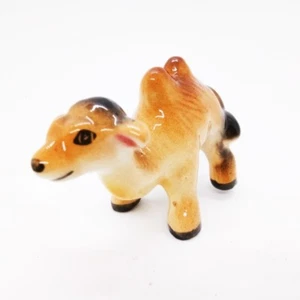 Camel Cute Ceramic Toy Kids Handmade Figurine Animals Miniature Decor Gifts - Picture 1 of 7