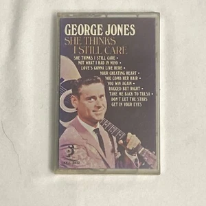 George Jones - She Thinks I Still Care (1984 Cassette Tape) - Picture 1 of 6