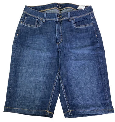 Riders By Lee Sz 16 Bermuda Jean Shorts (Actual 32x11) NWT - Image 1 of 4
