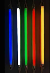 T4 - 6 W 9.2 Inch Slim Linkable Fluorescent Tube, 2 Pack (Blue Color) - Picture 1 of 2