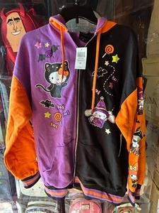 Sanrio Hello Kitty My Melody Cinnamoroll Kuromi Keroppi Zip Hoodie Women Small - Picture 1 of 11