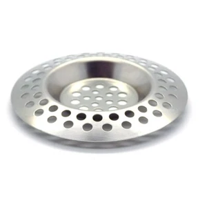 Kitchen Sink Drain Strainer Steel Plug Hole Bath Basin Hair Catcher Cover Filter - Picture 1 of 11