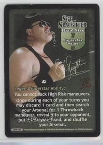 2006 WWE Raw Deal Trading Card Game Expansion 18: Royal Rumble Sgt Slaughter - Picture 1 of 3