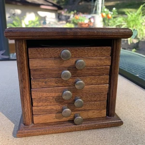 Set sottobicchieri moderni vintage in legno e sughero metà secolo (b) - Foto 1 di 10