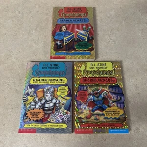 Lot of 3 Vtg Give Yourself Goosebumps Books R.L. Stine Horror 7, 14, 17 - Picture 1 of 3