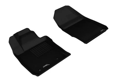 Floor Mats Custom Fit Liners Kagu All Weather Black 1st Row for 2011-2019 Fiesta Foto 1 de 4