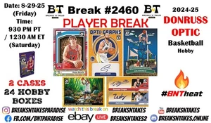 JASON TERRY 2024-25 Donruss Optic Basketball 2 CASE 24 BOX Break #2460 - Picture 1 of 1