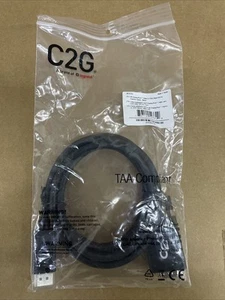 Cavo Display Port C2G, Display Port a VGA, Maschio a Maschio, Nero, 6 Piedi (1,82 M - Foto 1 di 1