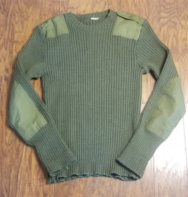 Suéter Comando de Lana del Cuerpo de Marines de los Estados Unidos para Hombre, Olive Drab, Edición Original USMC Leer Foto 1 de 4