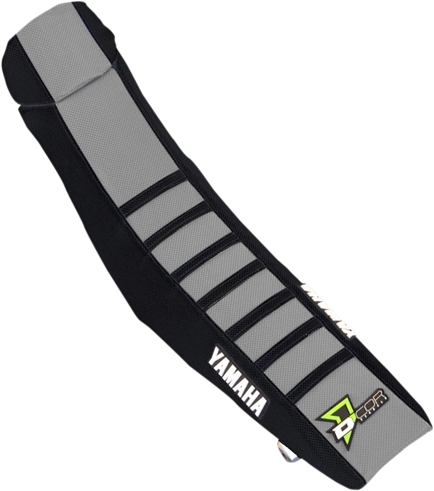 Cubierta de asiento D'COR VISUALS para Yamaha YZ250F/450F 2014-2018, negro/gris, pieza Foto 1 de 1