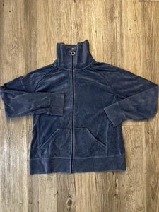 Everlast blue suede type zip up sweatshirt - Picture 1 of 3