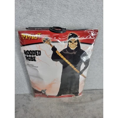 Spirit Halloween Adulto Bata con Capucha Disfraz Talla Única Reaper Grim Vestido Elegante Foto 1 de 4