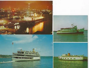 NEW YORK MISS LIBERTY, LIBERTY, PETER STUYVESANT & PORT OF NY SHIPS 3 MINT CARDS - Picture 1 of 2