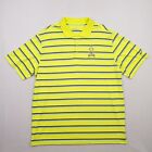T-shirt de route tabac homme XXL jaune bleu rayé Nike Golf Polo Tour Performance