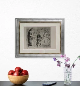 Pablo Picasso, Original Hand-signed Lithograph with COA & Appraisal of $3,500 - Picture 1 of 11