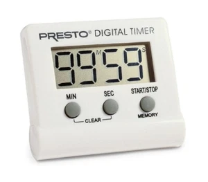 Presto® Elektronische Digitale Zeitschaltuhr | Weiß - Bild 1 von 4