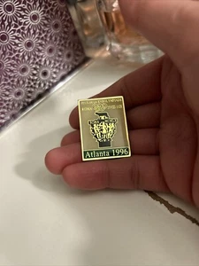 OLYMPIC GAME ATLANTA 1996 ROME ENAMEL PIN Bands - Picture 1 of 2