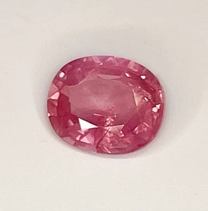 0.96ct UNHEATED Padparadscha Sapphire wITH REPORT! Make offer! - Bild 1 von 4