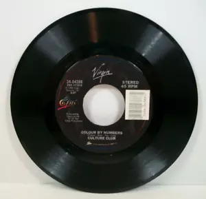 Culture Club - Colour By Number/Miss Me Blind (45 RPM, 1983, Epic) - Picture 1 of 4