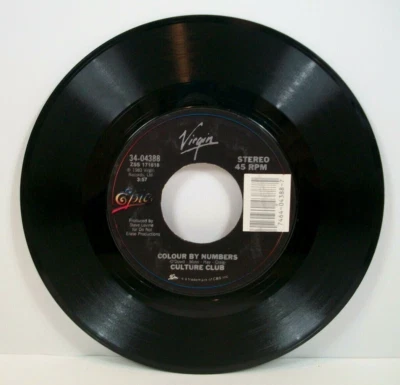 Culture Club - Colour By Number/Miss Me Blind (45 RPM, 1983, Epic) - Image 1 of 4