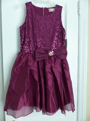 BTWEENGIRLS - Vestido Elegante - Nuevo con etiquetas, Magenta, S-12 R8888 Foto 1 de 2