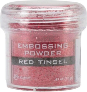 Ranger Embossingpulver, rotes Lametta - Bild 1 von 1
