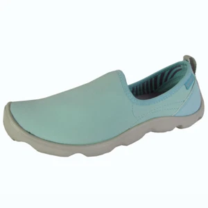 Crocs Mujer Dueto Ocupado Día Skimmer Zapatos Planos, Azul Hielo/Blanco Perla, EE. UU. 5 - Imagen 1 de 3