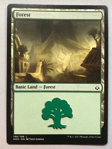 MTG Hour of Devastation Forest (198) NM/M - Picture 1 of 1