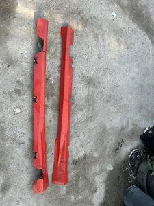 Ford Fiesta Zetec S ST-Turbo 3 Door Side Skirts Set Molten Orange Mk7 2008/2017 - Picture 1 of 8