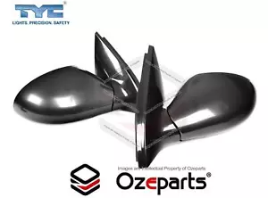Set Pair LH+RH Electric Door Mirror Black For Holden Commodore VT VX VU 97~02 - Picture 1 of 5