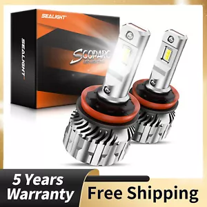 Sealight H11 Led Headlight Kit L1 Low Beam Bulbs Super Bright 6000k White - Bild 1 von 10
